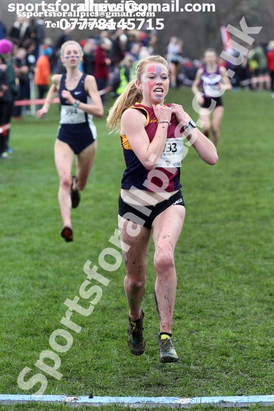 Womens long race  2020 BUCS Cross Country Champs., Edinburgh.  Photo: David T. Hewitson/Sports for All Pics